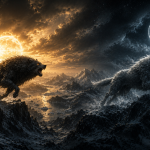 Sköll y Hati: la verdadera historia de los lobos que perseguían el Sol y la Luna